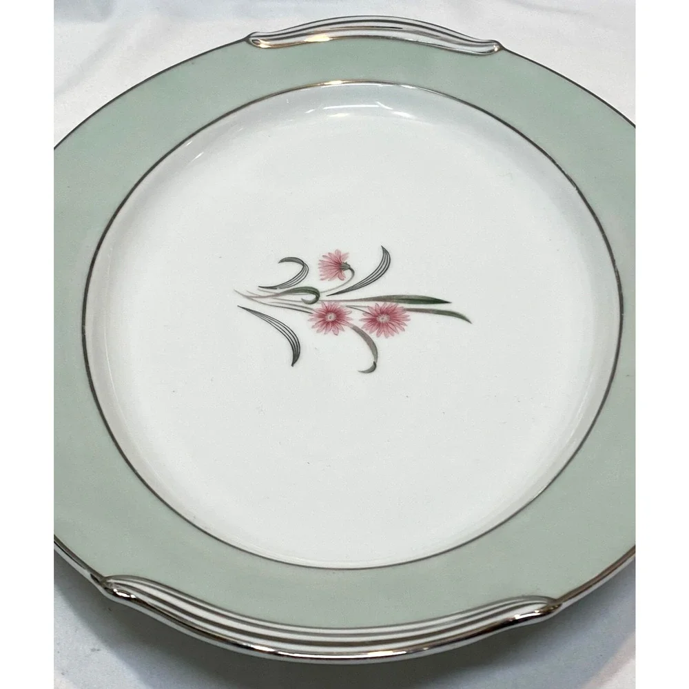 Noritake Porcelain China Regina w/Platinum Large Platter 13.5